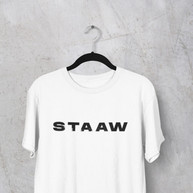 Staaw White Unisex T-Shirt